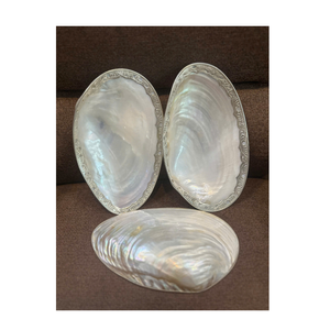 Meilleure vente ensemble nacre coquillage cuillère écologique vaisselle Vintage usine personnalisé Logo naturel coquillage plat - Product Image 1