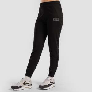 Pantalon de jogging décontracté respirant noir taille mi-haute Elevate Motion - Product Image 1