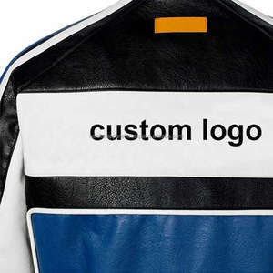 Nardon Apparel Chaqueta de cuero para hombre Precio al por mayor Chaqueta de cuero Pu Chaqueta de cuero de moda para hombre - Product Image 4