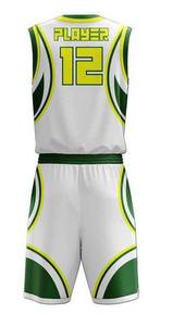 Uniforme de Baloncesto Transpirable de Alta Calidad, Diseños y Colores Personalizados, 100% Poliéster, Sin Mangas, Servicio OEM al por Mayor - Product Image 4