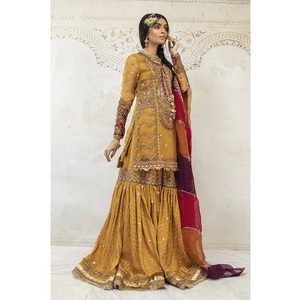 ชุดเดรสสีดำ shalwar kameez ใหม่ชุดสูทสีสวยสุดวิเศษสำหรับงานปาร์ตี้ชุดสูทอินเดียสำหรับผู้หญิงใส่ในฤดูร้อนและฤดูหนาว - Product Image 6