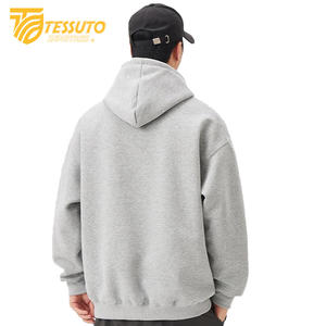 Sweatshirts à capuche modernes et personnalisés pour hommes, molleton brodé en 3D, 100% coton, logo personnalisé de grande taille, fabricant professionnel - Product Image 3