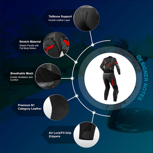 Combinaison de moto en cuir sur mesure pour femmes avec armure CE et design élégant - Product Image 3