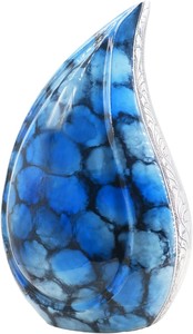 Cenizas para adultos con acabado pulido, urnas de cremación en forma de lágrima, diseño de lágrima, urnas de cremación de latón hechas en la India - Product Image 3