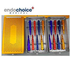 Juego de instrumentos ortopédicos de cureta de hueso Volkmann de 16 piezas para grafiti óseo/reparación de fracturas/procedimientos quirúrgicos de desbridamiento de articulaciones - Product Image 3