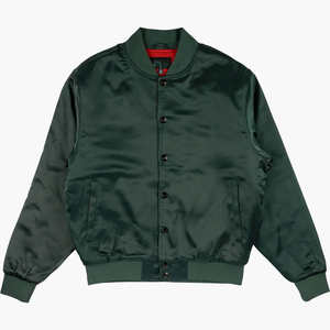 Bomber Varsity Jacket personnalisé broderie chenille patch chaud à l'intérieur doublure en polyester noir vintage - Product Image 3