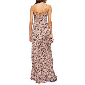 Free People Women's Bon Voyage Floral Print Sleeveless Dress Charcoal X-Small Breathable Natural Waistline ODM Supply for Guests - Product Image 3