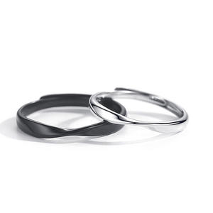 Bague d'éternité en argent sterling plaqué rhodium Jeulia - Bague romantique tendance pour femmes - Product Image 3