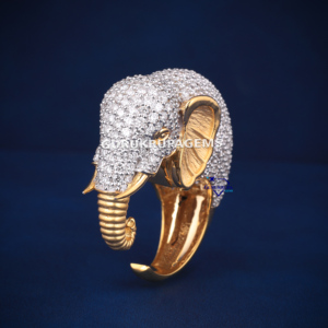 Classique or jaune 14kt Hip Hop Style bague nouveau concepteur hommes glacé laboratoire cultivé taille ronde diamant bijoux bague de fiançailles - Product Image 3