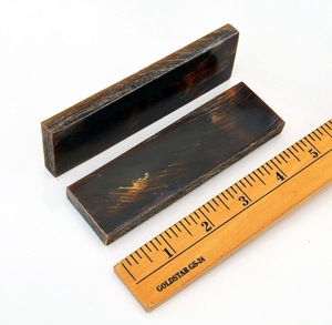 Échelle plate en corne de buffle, de bœuf et de mouton pour poignées et montures de lunettes optiques, personnalisable - Product Image 1