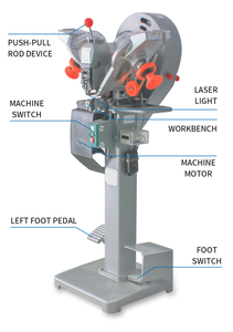 Máy Làm Nút Quần Jean Bằng Đồng Tự Động Máy Làm Nút Quần Jean - Product Image 2