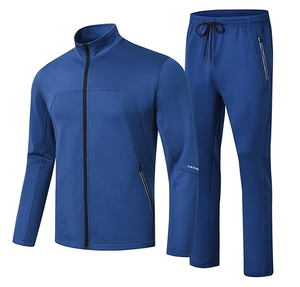 Ensemble de survêtement décontracté pour homme, sweat-shirt imprimé et pantalon de jogging, ensemble deux pièces - Product Image 4