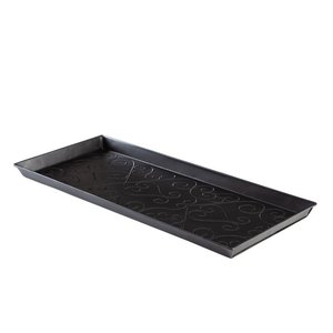 New Decorative Metal Matt Black Boot <b>Tray</b> Storage Boot <b>Tray</b> for Home Living Room Decorative Rectangle Boot <b>Trays</b> - Product Image 1