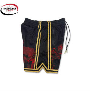 Customized Your Own Design Trending 2024 <b>Men's</b> Polyester Sublimation Basketball Mesh Gym Double Layer <b>5</b> <b>Inch</b> <b>Inseam</b> <b>Shorts</b> - Product Image 3