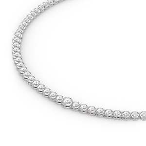 สร้อยคอเทนนิสเพชรทรงกลมคลาสสิก Jeulia เงินสเตอร์ลิง - Product Image 2