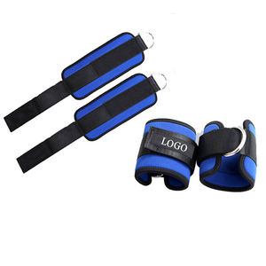 2024 nuevo mejor gimnasio acolchado Fitness al por mayor correas de tobillo de Color sólido de alta calidad para máquinas de Cable - Product Image 4