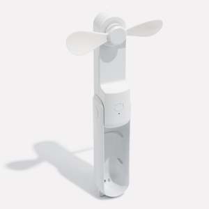 Handheld <b>Mini</b> Travel Fan Portable Pocket-sized Plastic Fan 3 Electric Battery-Powered Wearable <b>Humidifying</b> for Home Car Use - Product Image 2