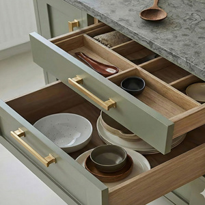 Offre Spéciale Poignées et Boutons de Meuble en Alliage de Zinc, Style Mid-Century Moderne et Traditionnel, Forme Barre, pour Armoires de Cuisine, Commodes et Escaliers - Product Image 4