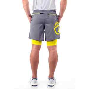 Pantalones cortos de gimnasio de primera calidad para hombre, 2 en 1, poliéster, 5 pulgadas, secado rápido, pantalones cortos de compresión para exteriores para hombre, pantalones cortos de gimnasio ajustados para correr para hombre - Product Image 4