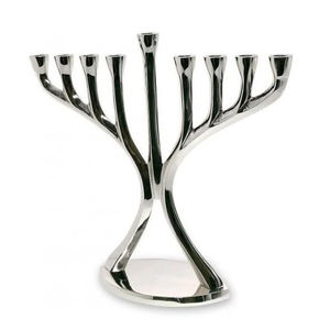 Bougie Menorah unique pour la décoration intérieure Bougeoir en métal aluminium de haute qualité Menorah pour décoration de mariageBest Seller - Product Image 1