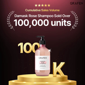 Corea [GRAFEN] damasco rosa profumo Shampoo 500ml [olio di rosa damascato 100%, ingredienti naturali 90%, profumo fruttato Long Last Last Last] - Product Image 1