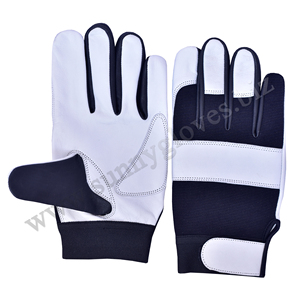 Gants de protection de soudage Mécanicien Protection Travail Sécurité Travailleurs Soudage Chasse Vachette Moto Gants - Product Image 6