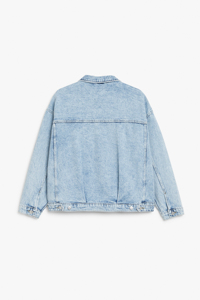 Chaqueta vaquera personalizada para mujer con botones de sujetadores Chaquetas vaqueras de gran tamaño para mujer hechas por HASH INTERNATIONAL - Product Image 4