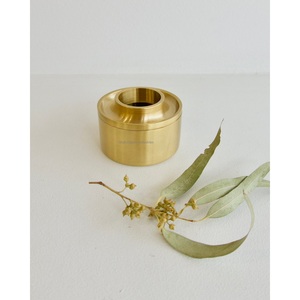 Quemador de aceite de latón hecho a mano, diseño moderno, quemador de aceite esencial Aroma Lumiere, uso para el hogar, spa, Quemador de aceite de aromaterapia - Product Image 3