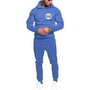 Ensemble de survêtement 2 pièces à capuche, survêtement athlétique décontracté, jogging, ensemble de survêtement de sport, pantalon de sport, tenue de course - Product Image 3
