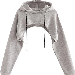 2025 Sudadera con capucha corta personalizada para mujer Ropa de calle premium y ropa deportiva Tops perfectos para marcas de marca privada Boutiques y pedidos a granel - Product Image 1