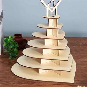 Wood <b>Chocolate</b> Dessert Display Stand Holder for Birthday Party Ornaments - Product Image 4