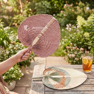 Abanico Tejido a Mano, Abanico de Bambú Hecho a Mano para Decoración de Bodas y Eventos al Aire Libre para Clima Cálido - Product Image 2
