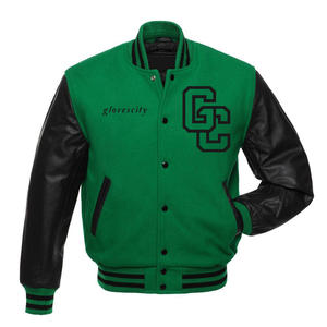 GANTS City Custom Chenille Embroidery Patchwork Long Sleeve Varsity Jacket For Man High Street Loose Baseball Man Jacket - Product Image 1