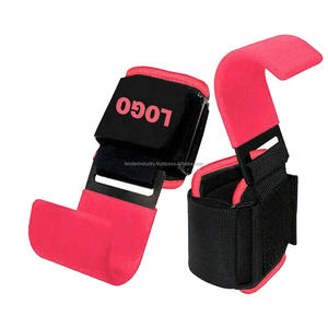 Crochets métalliques pour musculation, sangles en nylon anti-déchirure, poignées, crochet d'assistance personnalisé pour tractions, pour exercices de force - Product Image 1