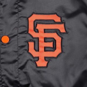 Chaqueta de calle con cuello redondo para hombre de alta calidad, diseño informal de Letterman negro con toalla bordada, equipo de béisbol Varsity, venta al por mayor - Product Image 3