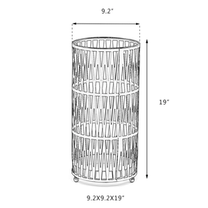 Support de parapluie de porte en fer en métal noir et support de seau de stockage décor de bureau à domicile artisanat en métal supports de vente chaude - Product Image 2