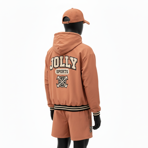 Conjunto Corto de Chaqueta Cortavientos para Mujer, Tela de Poliéster y Nailon, Ligero, Logotipo Bordado Personalizado, Conjunto de Pantalones Cortos Cortavientos Transpirables - Product Image 5