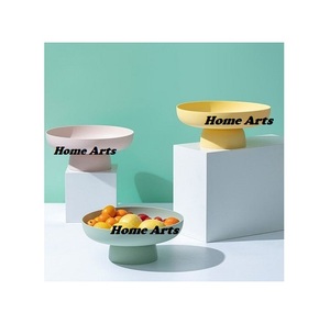 Juego de 3 cuencos de hierro para chocolates con soporte, diseño admirable, cuencos de diferentes colores con soporte en India. - Product Image 1
