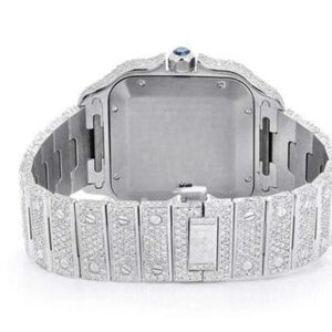 Montres Hip Hop de Luxe en Gros, Montres Mécaniques Personnalisées Hip Hop avec Diamants Moissanite, Style Rappeur, Bijoux Hip Hop - Product Image 6