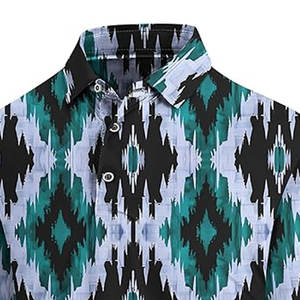 Camisas de Golf para Hombre, Modernas, de Lona Sólida, Secado Rápido, con Bolsillo, Alta Calidad, Nuevo Estilo - Product Image 3