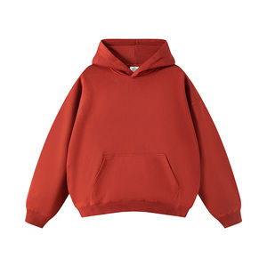 Sweat à capuche d'hiver décontracté pour femmes coupe ample Style de rue sweats à capuche imprimés avec logo personnalisé nouveau design teint en plaine - Product Image 5