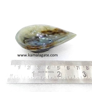 Labrodolite หินควอตซ์ธรรมชาติหินอาเกตที่รักษารูปแบบเทียนดิวาลีที่วางเทียนกึ่งมีค่างานฝีมือสำหรับตกแต่งบ้าน - Product Image 1