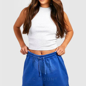 Pantalones cortos deportivos para correr para mujer, ropa deportiva ligera con cintura con cordón - Product Image 5