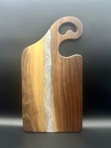 Planche à fromage en résine UNIQUE Planches à découper en résine de bois Planche à découper en bois d'acacia naturel avec utilisation de cuisine personnalisée - Product Image 5