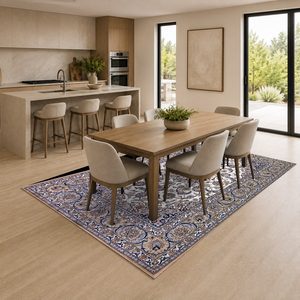 <b>RUGS</b> DEPOT LXDP-0876 Wholesale Grey Silver Modern Vintage Digital Printed Machine Washable Chenille Area <b>Rug</b> <b>Non</b> <b>Slip</b> - Product Image 4