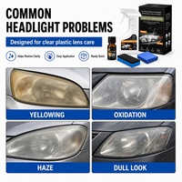 Kit de Restauration de Phares en Gros pour Lentilles de Voiture en Plastique Teinté, Jaunies et Oxydées – En Stock