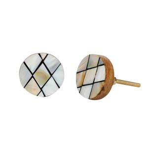 Perilla de hardware de nácar, manijas, perillas de gabinete, cajón de cocina, muebles, perilla de madera, manija de armario de nácar - Product Image 3