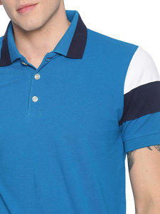 Vente en gros de t-shirts de golf 100% coton pour hommes conception personnalisée séchage rapide pour polo surdimensionné manches courtes coupe séchage rapide solide tricoté - Product Image 2