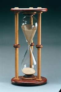 Ensemble de sabliers en bois rustique, horloges à sable à l'ancienne, accent décoratif de bureau pour la décoration de la maison antique - Product Image 5