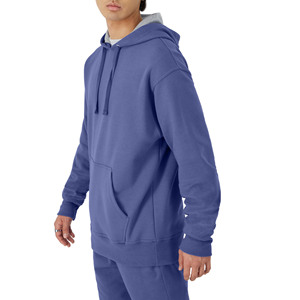 100% Cotton <b>Fleece</b> Solid Color Hooded Plus Size Hoodies <b>Men</b> Customized Pullover <b>Men's</b> Hoodies Custom Logo Design Hoodies - Product Image 5